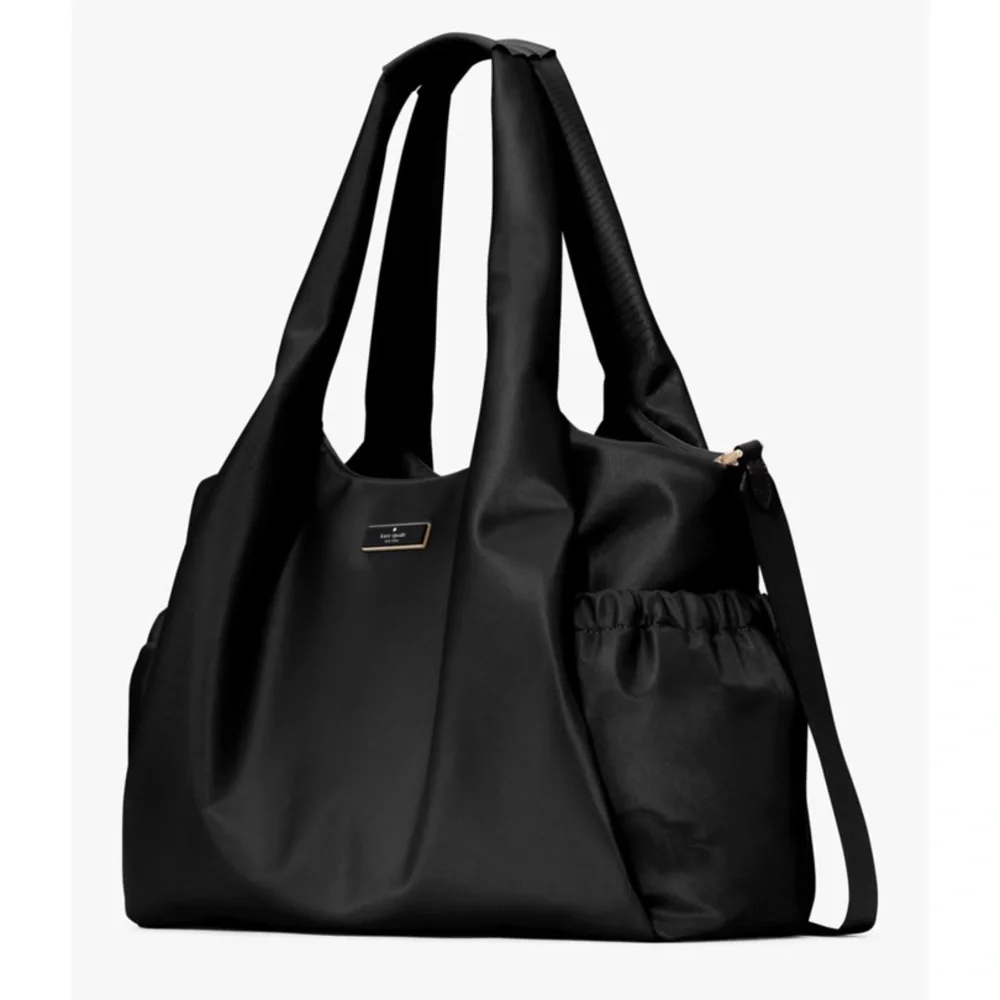 ♠️Kate Spade Carter Nylon Large Baby Bag Babybag, Black NEW NWT